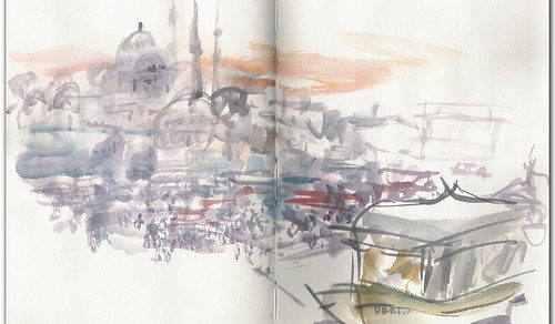 Sketching Istanbul