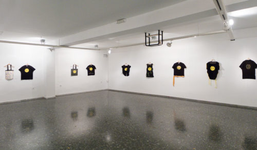 Exposición de Camisetas y Bolsas de la Esdir