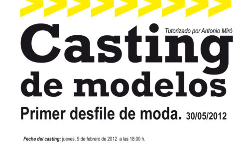 Casting de modelos.
