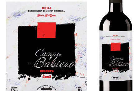 Aroa Díez Ezquerro ganadora del concurso para la etiqueta de Bodegas Campo Babiero.