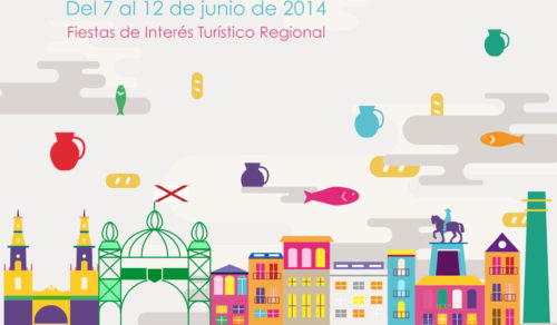 Álvaro Jaimes, alumno de 3º de Diseño Gráfico, autor del cartel de San Bernabé 2014