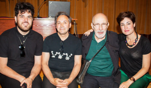 Antonio Miró y Leandro Cano en la defensa de los TFE de Diseño Moda