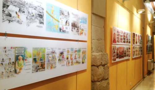 3º de Diseño Gráfico visita la exposición “Viñetas de Vida”