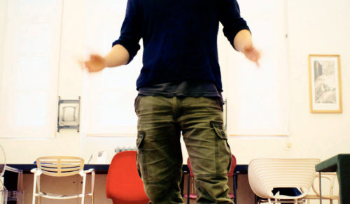 Visita del artista Borja González