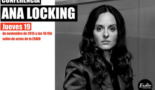 Conferencia de Ana Locking​ este jueves  en el Salón de Actos