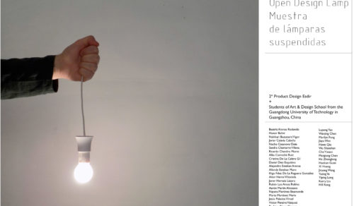 Exposición de lamparas suspendidas, proyecto OpenDesign.