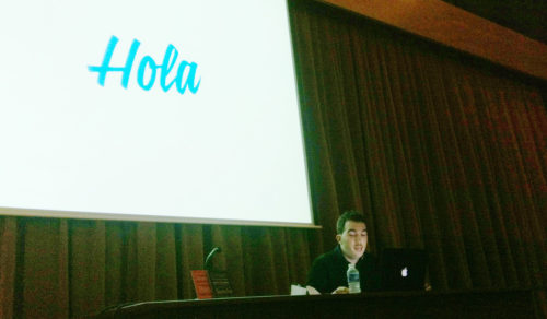 Carlos De Toro en la Esdir