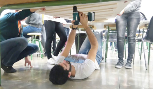 Árbol de botellas, colaboración navideña con Bodegas Vivanco