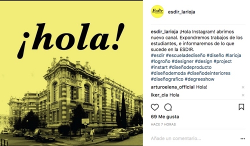 Nueva cuenta Instagram en la Esdir