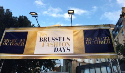 Moda con verduras en Bruselas