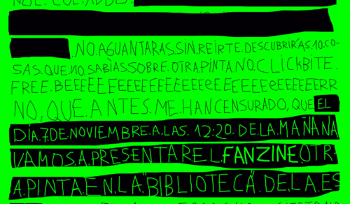 Presentación del fanzine Otra Pinta