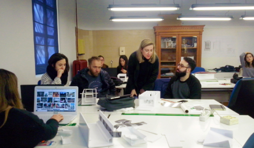 Taller con Aurora León en 2º de Interiores