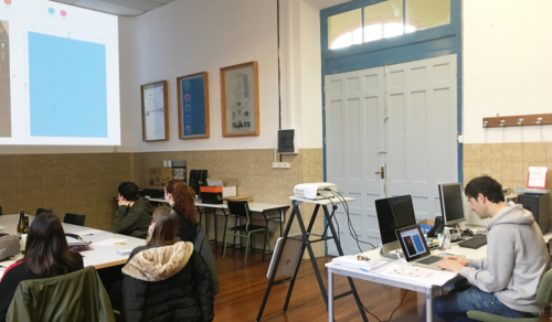 Sergio Soriano en el Máster de Packaging y en 3º de Diseño Gráfico