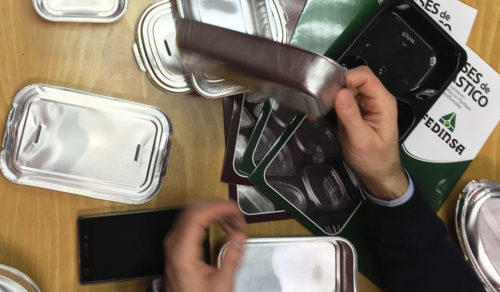 Visita del Máster de Packaging a Fedinsa, envases para alimentación.