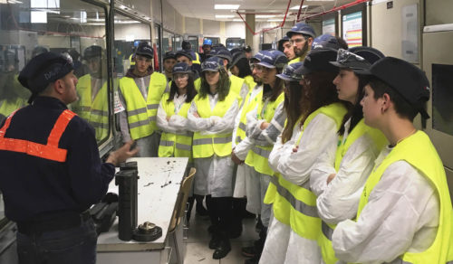 Visita de 3º de Producto y el Máster de Packaging a la fábrica de Verallia