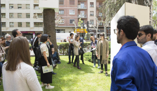 Inauguración de la intervención “Lugares en el jardín”