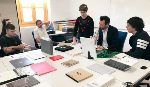 Taller de la Caniche Editorial con alumnos de 3º de Diseño Gráfico