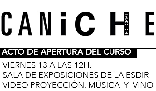 Este viernes 13 Caniche ed. en el Acto de Apertura