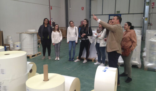 Visita del Máster de Packaging a Etilisa