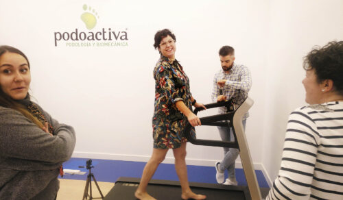 Visita del Máster de Calzado a la Clínica Podoactiva