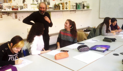 Taller con Santos Bregaña (Atelier Laia)