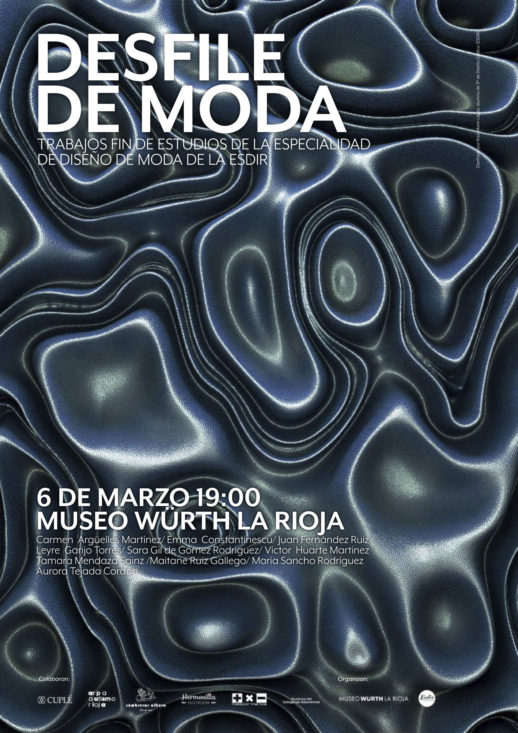 Desfile de Moda en el Museo Würth La Rioja. 6 de marzo a las 19,00h.