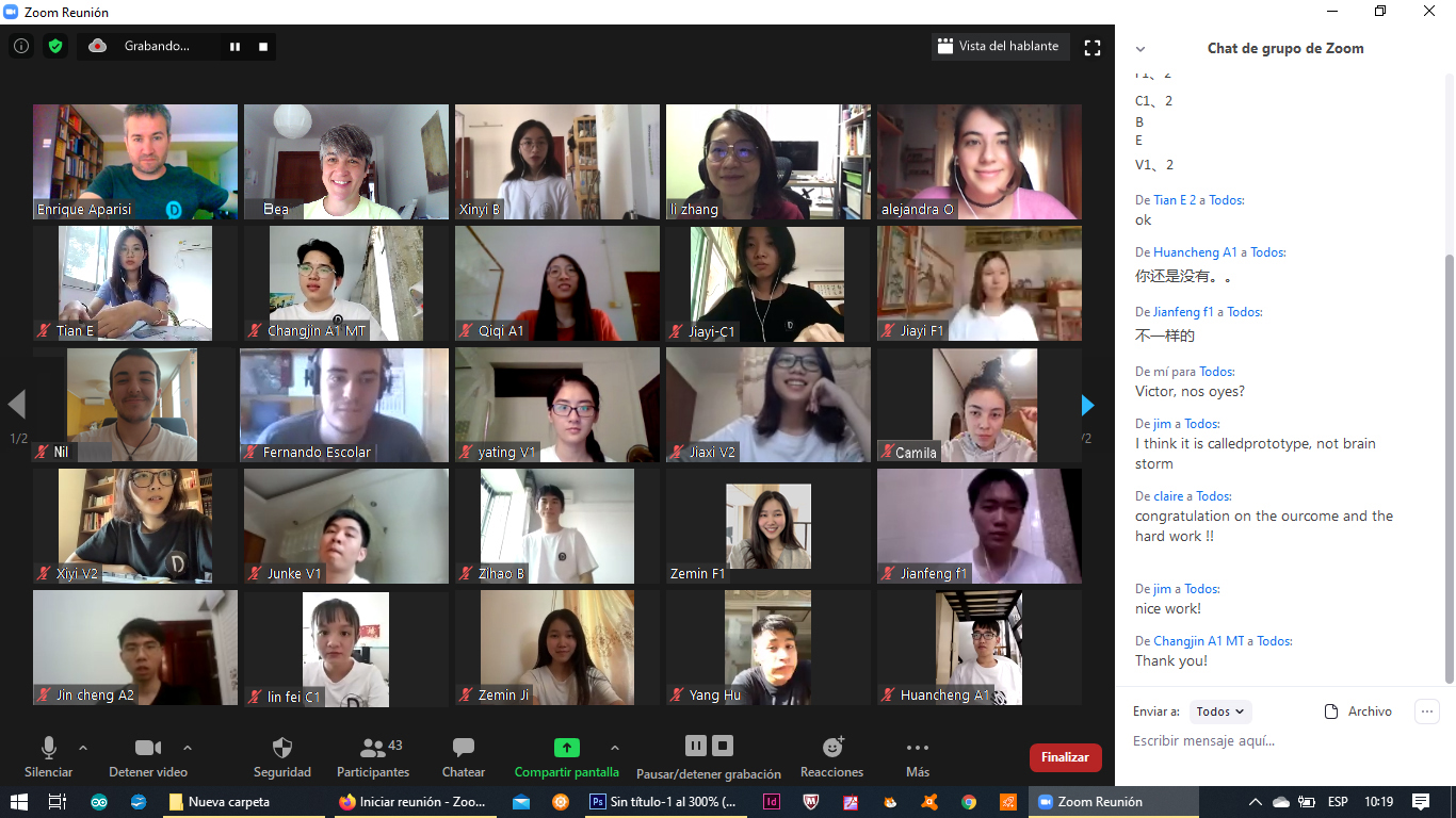 OpenDesign. Colaboración Esdir-GDUT de China durante el confinamiento