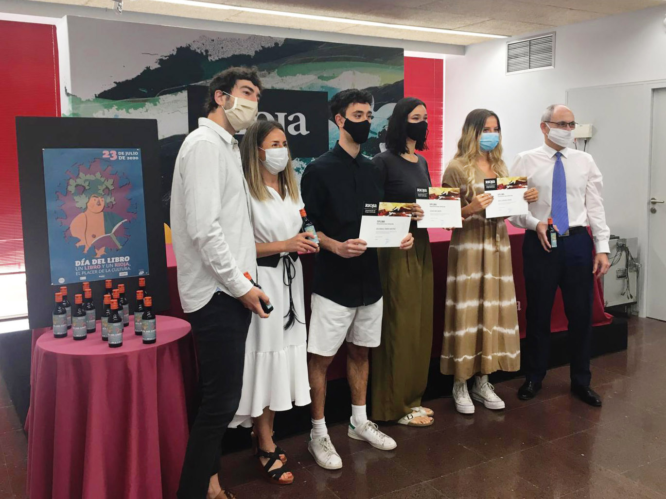 Entrega de premios para el cartel del Día del Libro 2020