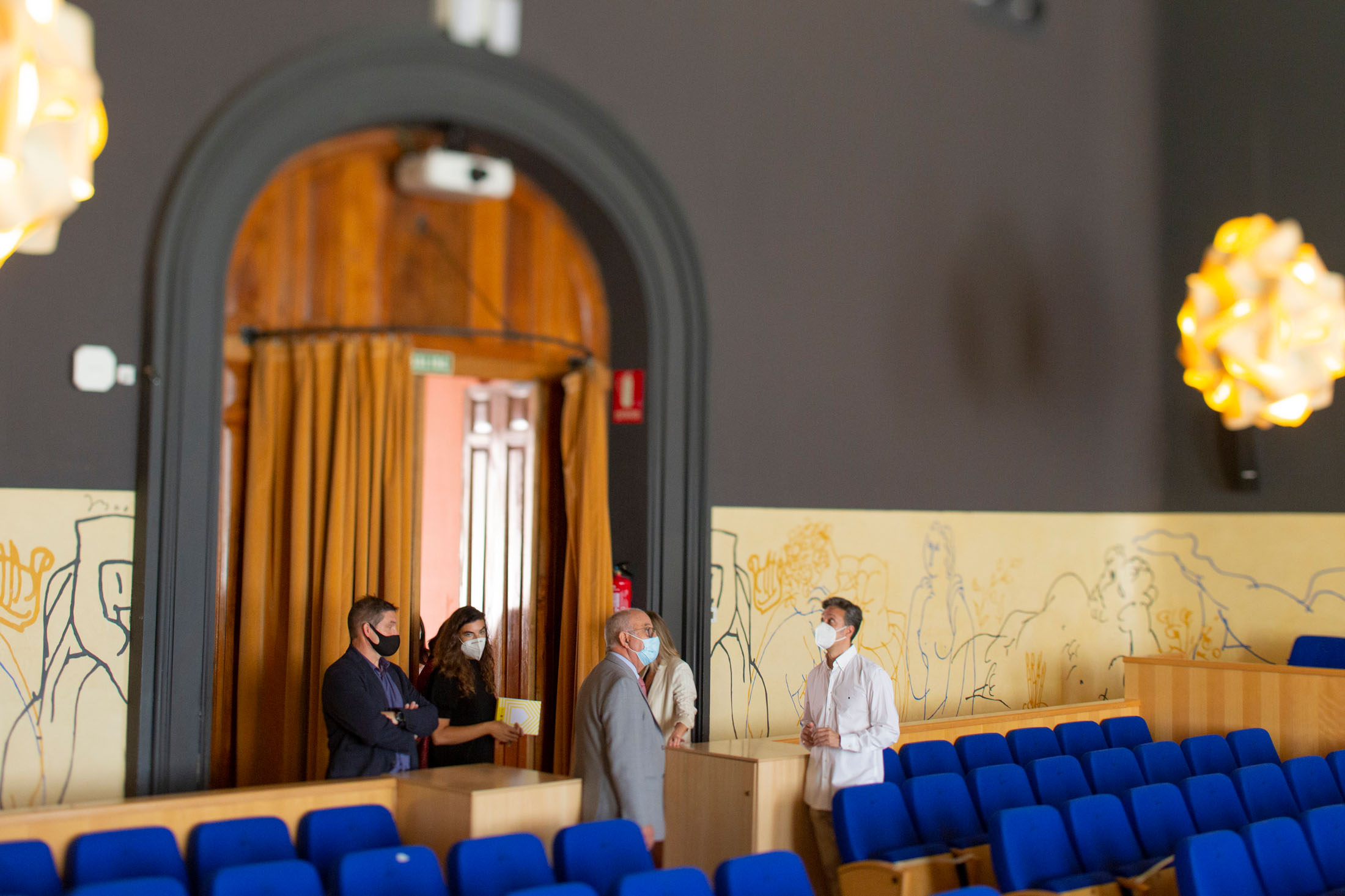 El Consejero de Educación y Cultura, Pedro Uruñuela, visita la Esdir