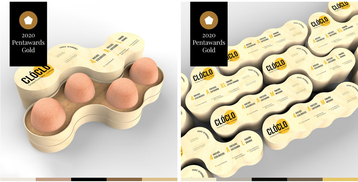 Dos proyectos del Máster de Packaging ganadores Pentawards 2020