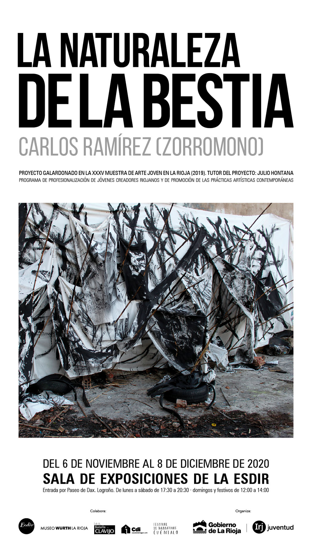 Carlos Ramírez (ZORROMONO) inaugura exposición en la Sala Pequeña