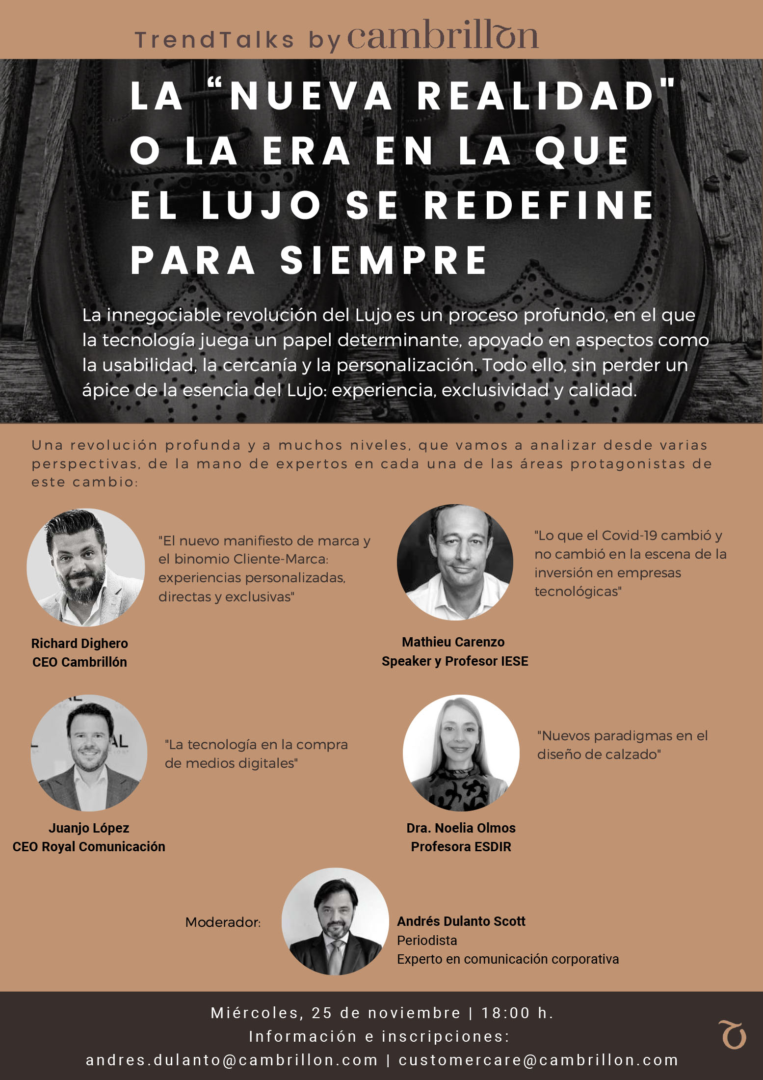 La Esdir participa en la jornada sobre lujo que organiza Cambrillón