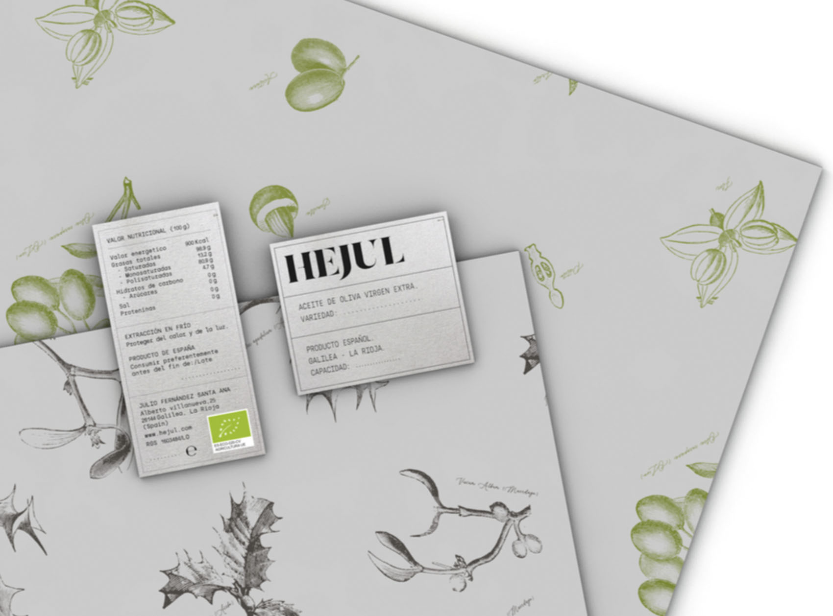 Proyecto de packaging para aceite