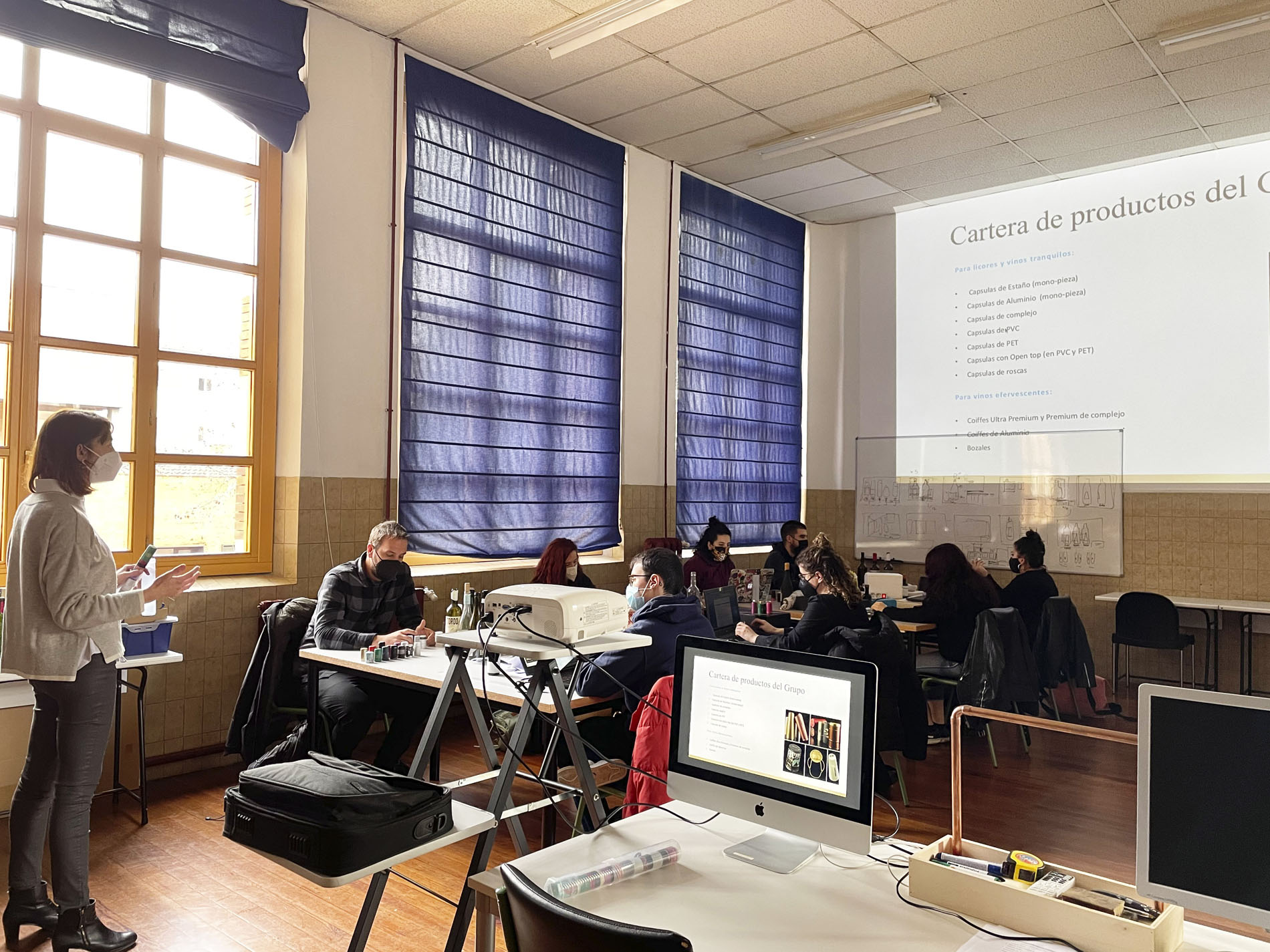 Sesión técnica de Rivercap en el Máster de Packaging