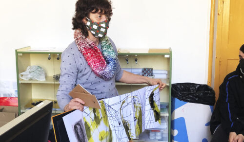 Charla de Antonia Santolaya para los estudiantes de ilustración editorial