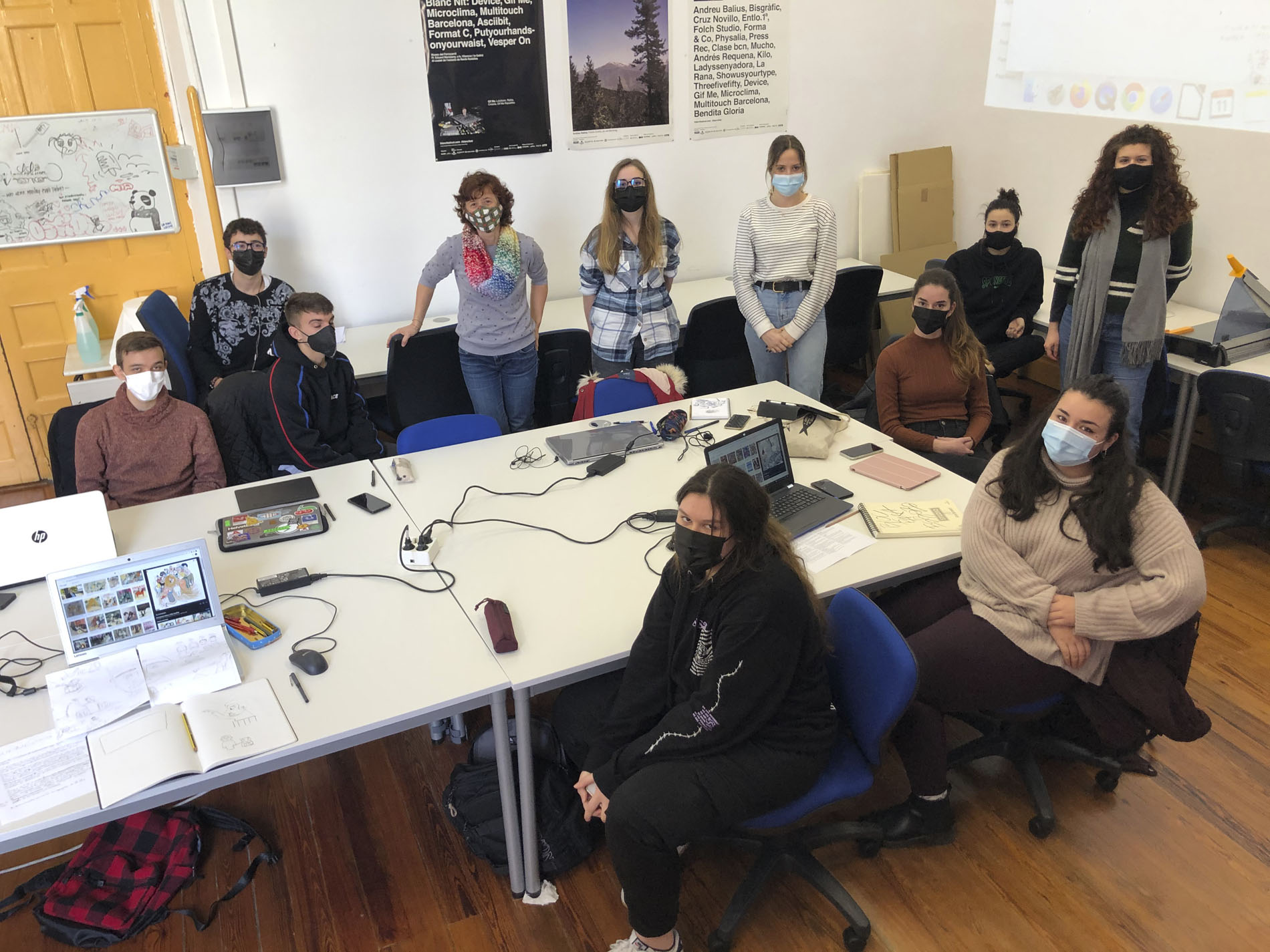 Charla de Antonia Santolaya para los estudiantes de ilustración editorial