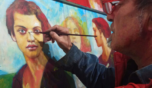 Luis Burgos en la Esdir