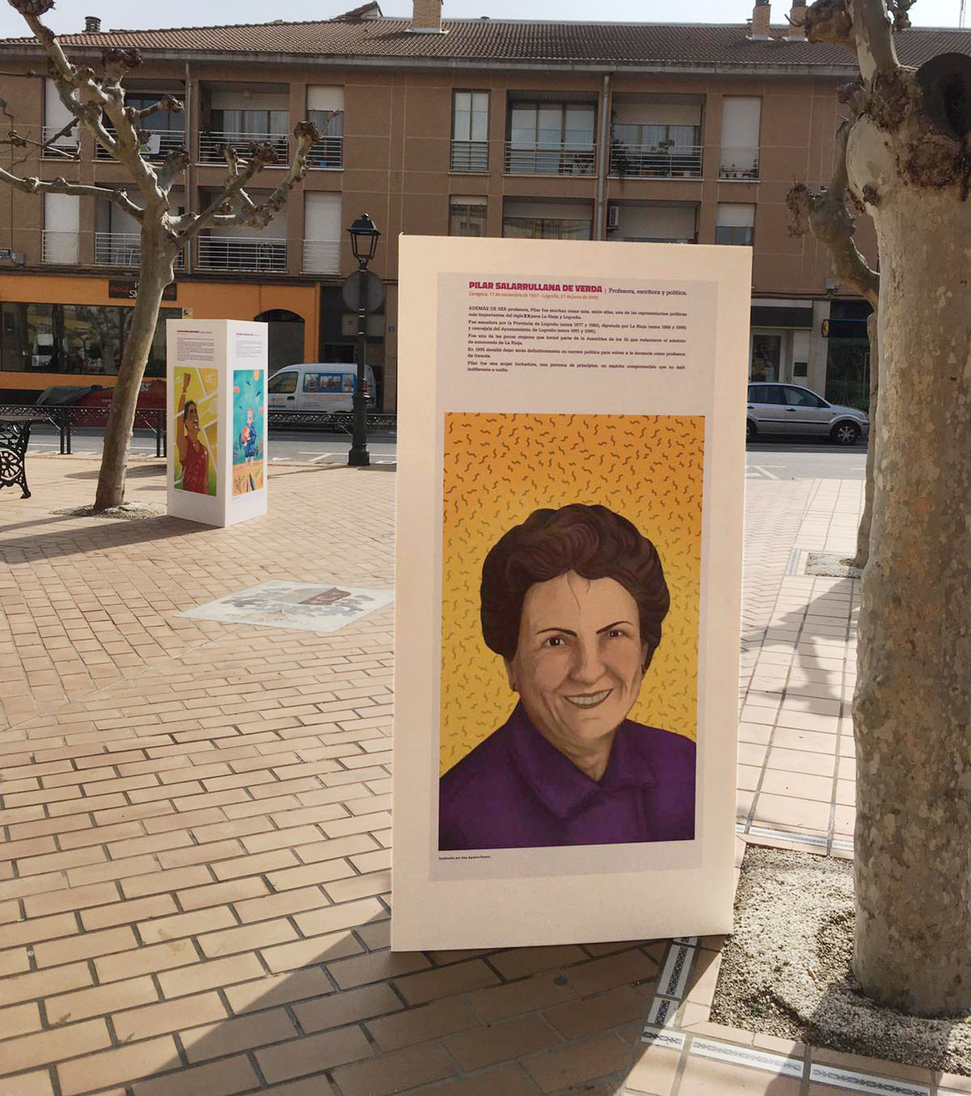 Ilustración Editorial para el Día de la Mujer en Fuenmayor