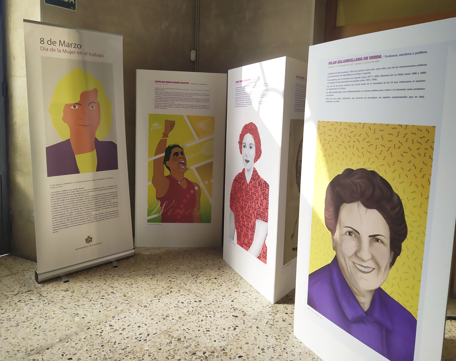 Ilustración Editorial para el Día de la Mujer en Fuenmayor