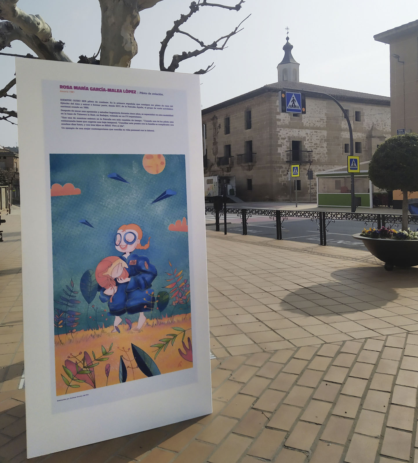 Ilustración Editorial para el Día de la Mujer en Fuenmayor