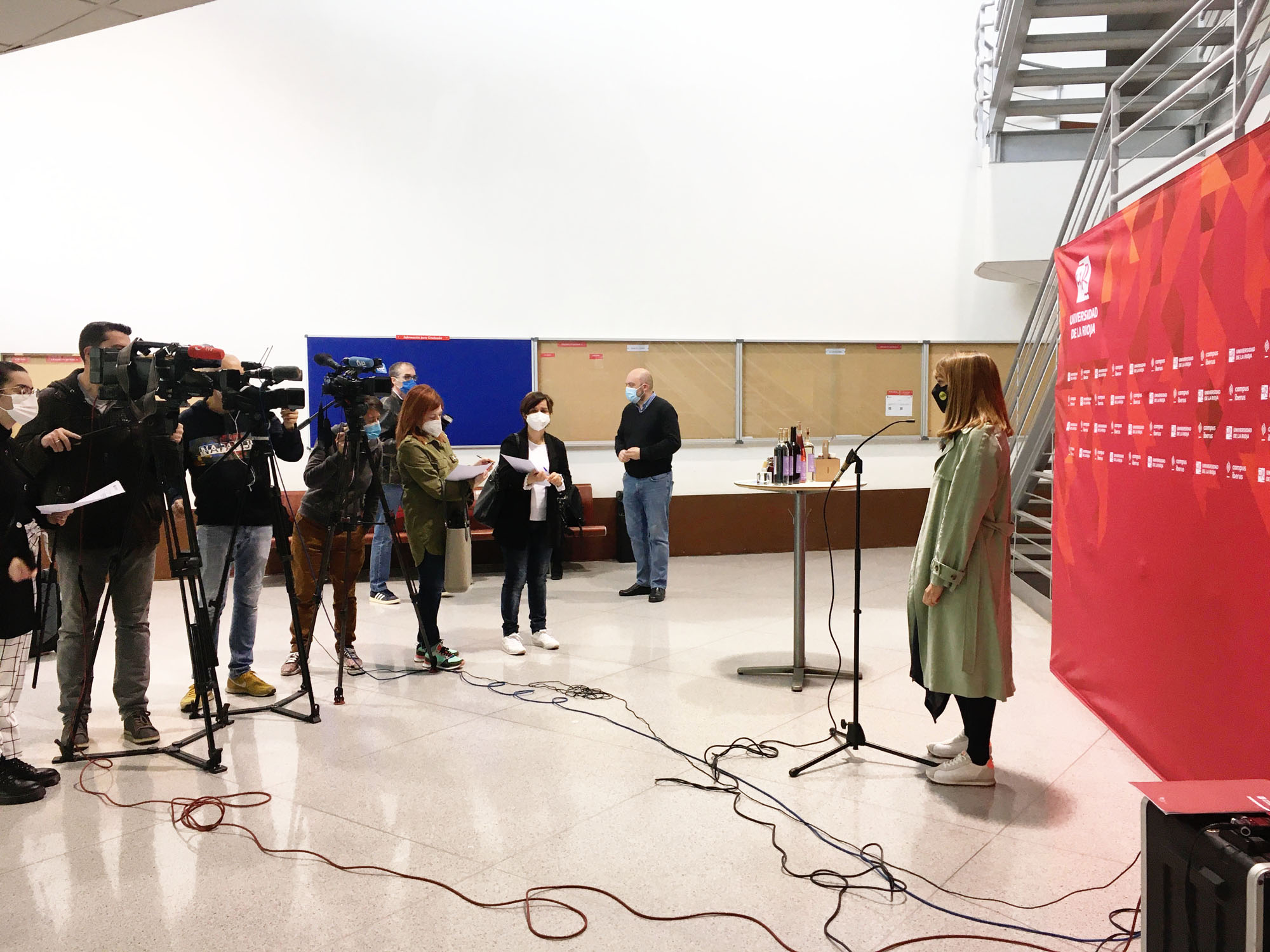 La Esdir en la presentación de Enología de la UR