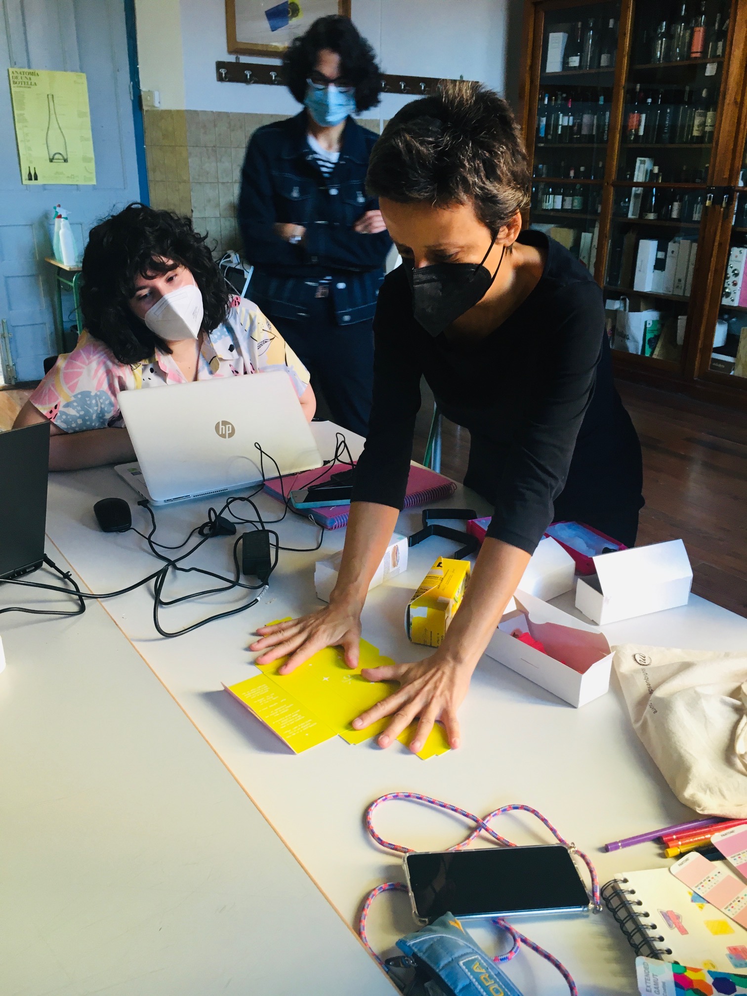 Las creadoras del helado La Venuseta visitan el Máster de Packaging.