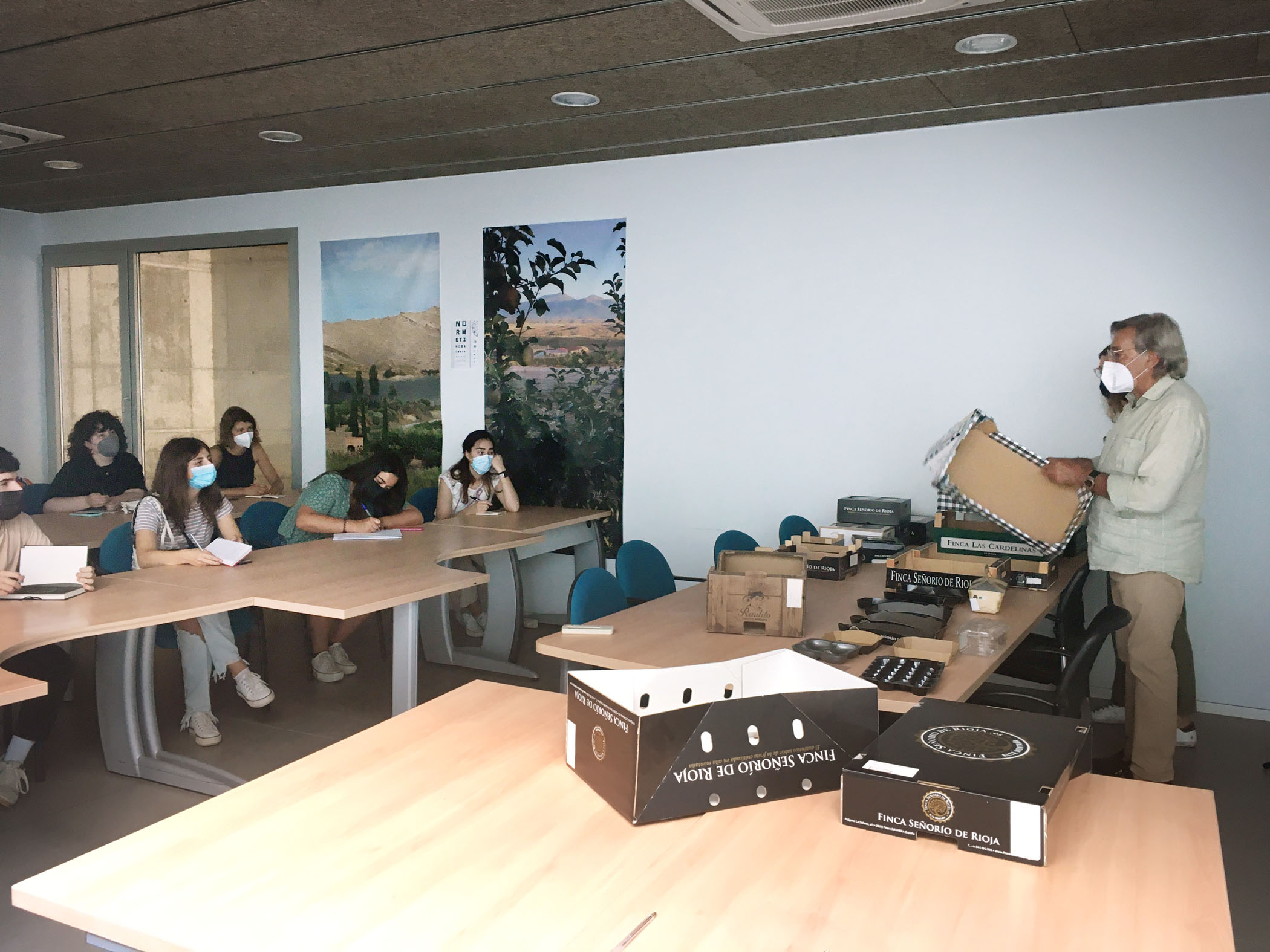 El Máster de Packaging y las manzanas Finca Señorío de Rioja