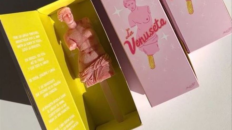 Las creadoras del helado La Venuseta visitan el Máster de Packaging.