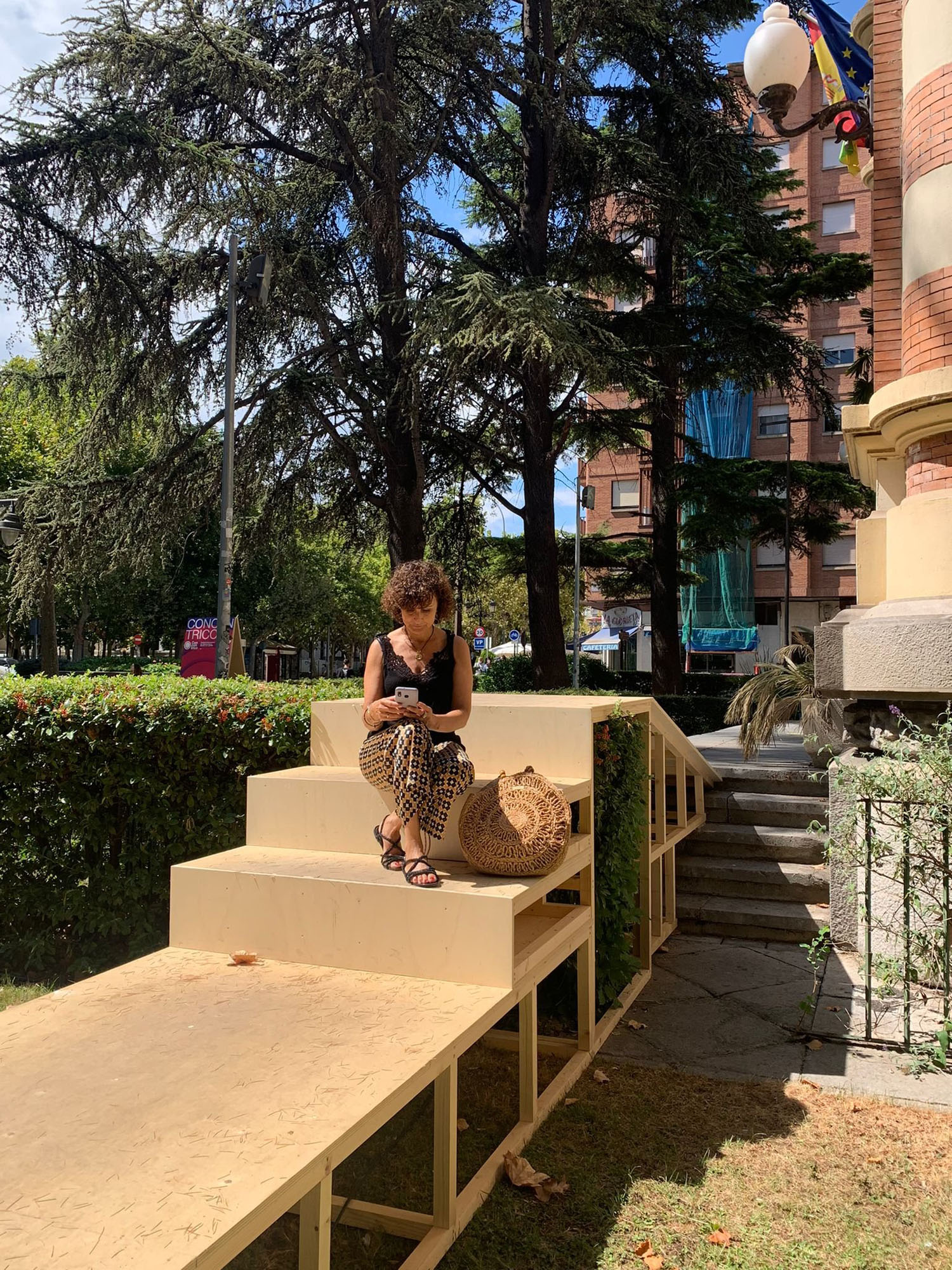 Intermedio, instalación en la Esdir para Concéntrico 07