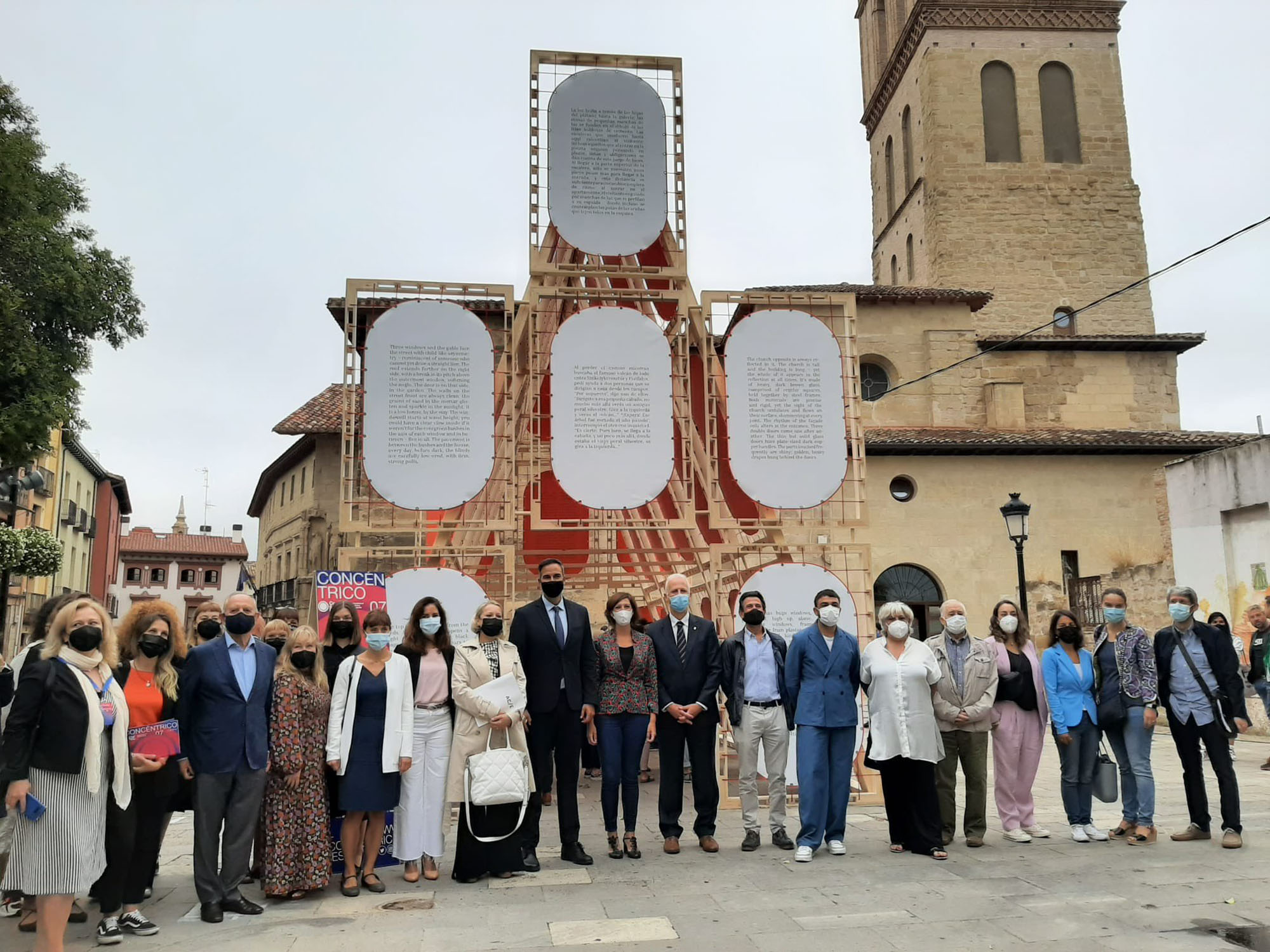 Intermedio, instalación en la Esdir para Concéntrico 07