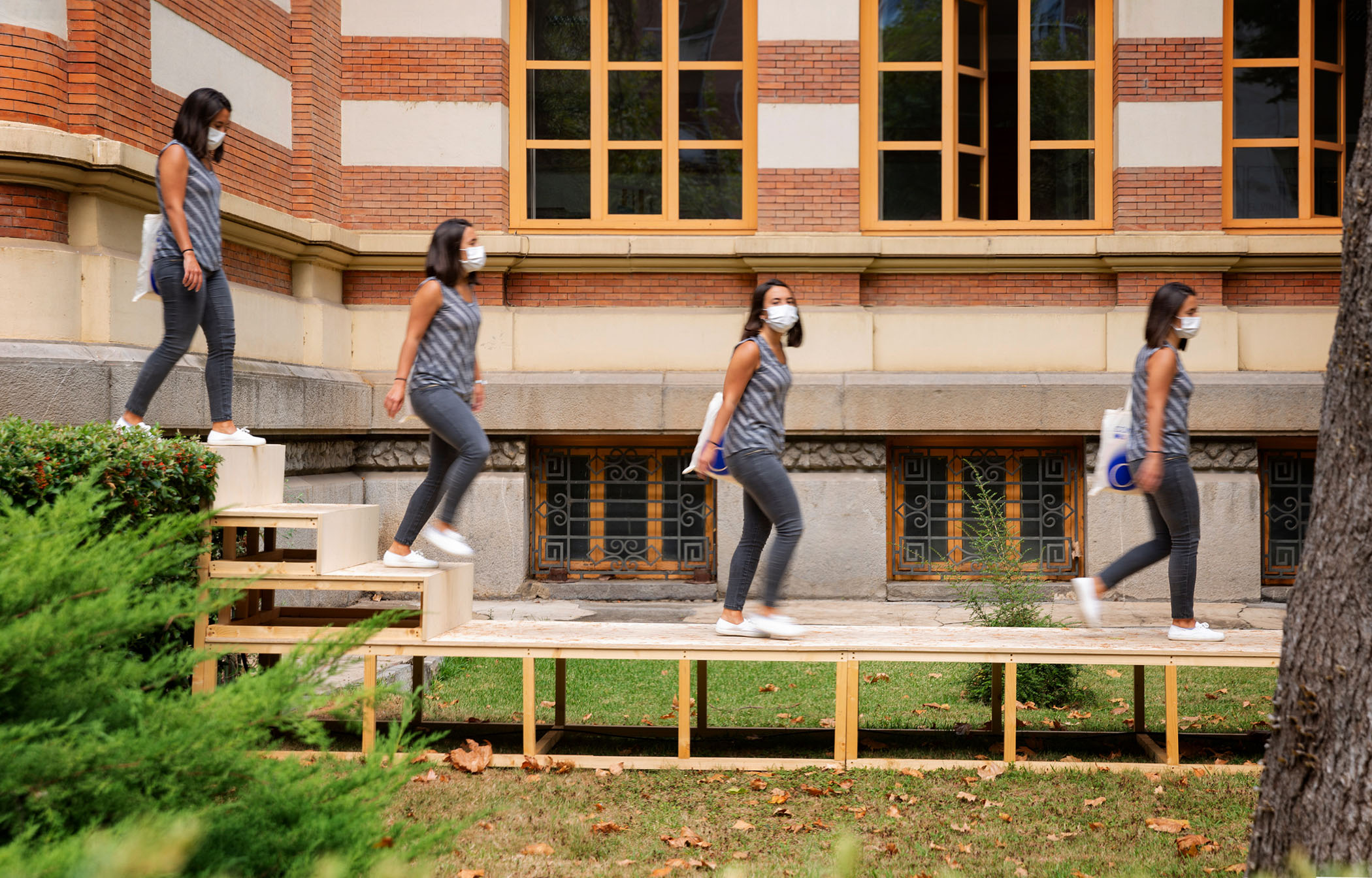Intermedio, instalación en la Esdir para Concéntrico 07