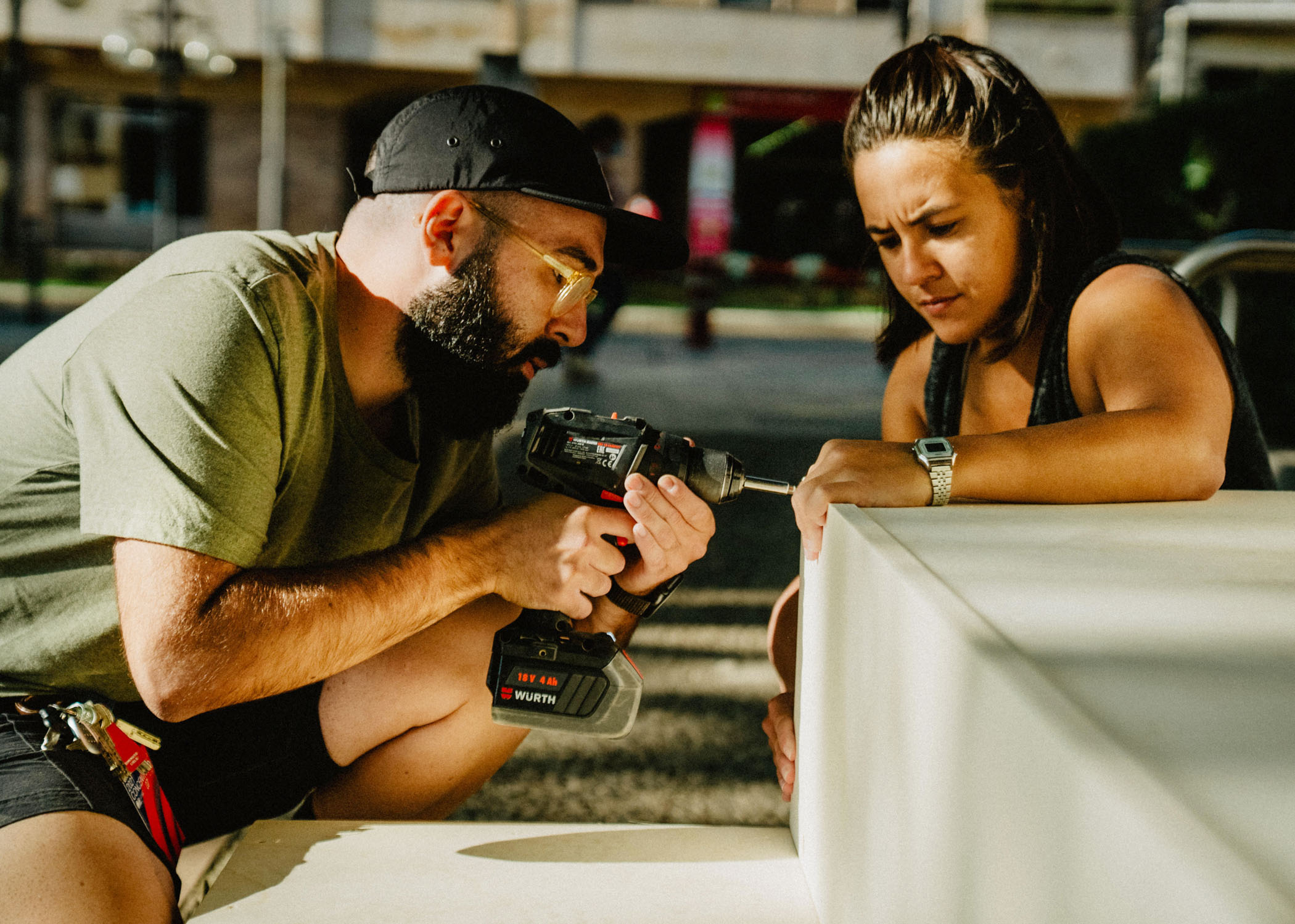 Intermedio, instalación en la Esdir para Concéntrico 07