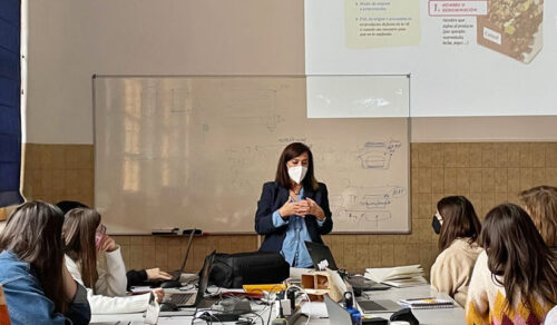 Isabel Uribe del Ctic Cita, en el Máster de Packaging