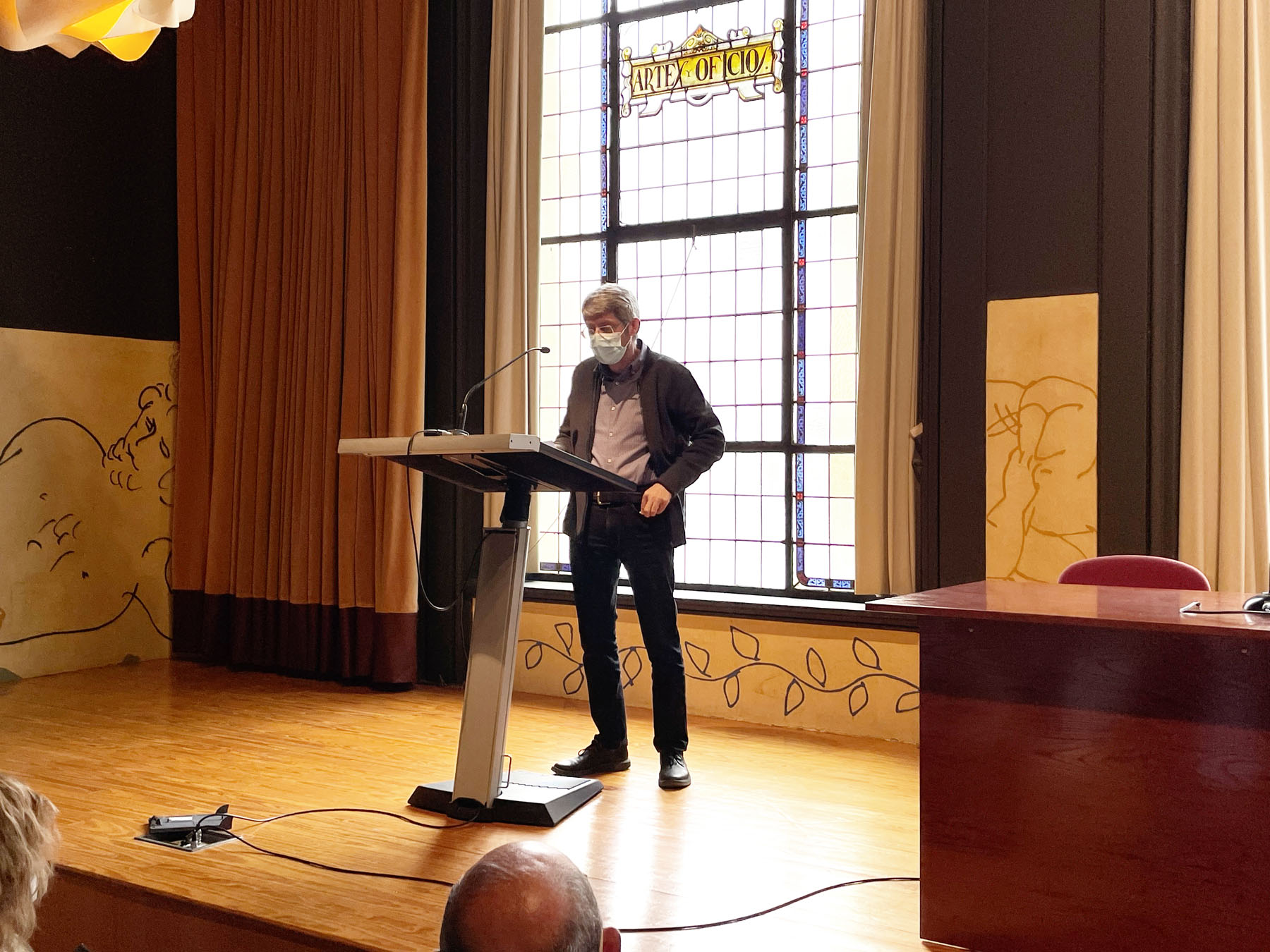 Acto de homenaje a compañeros jubilados.